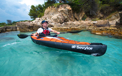 Inflatable kayaks